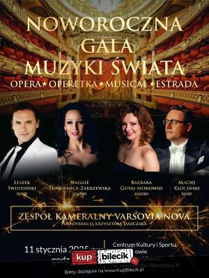 GALA MUZYKI ŚWIATA opera, operetka, musical, estrada