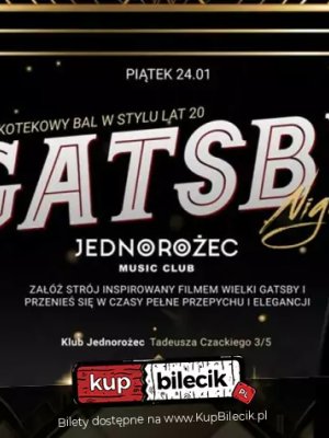 Jednorożec Music Club: Noc z lat 20. w Warszawie