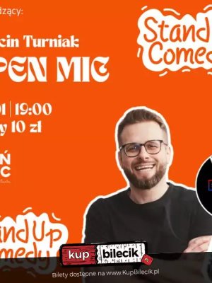 Marcin Turniak w komediowym stand-upie w Warszawie