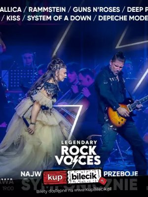 Legendary Rock Voices - symfoniczne show w Warszawie