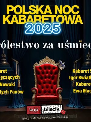 Polska Noc Kabaretowa - wieczór pełen humoru w Warszawie