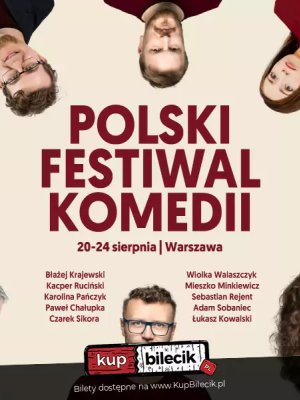 Polski Festiwal Komedii - wieczór pełen humoru w Warszawie