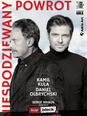 Daniel Olbrychski - spektakl Niespodziewany Powrót w Warszawie