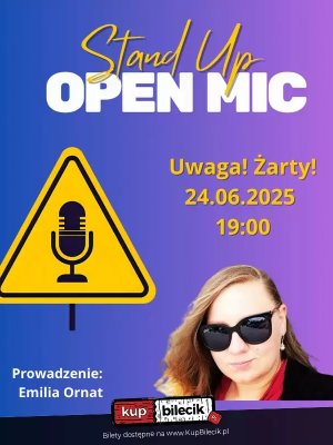 Stand Up Open Mic w Warszawie - Uwaga! Żarty!