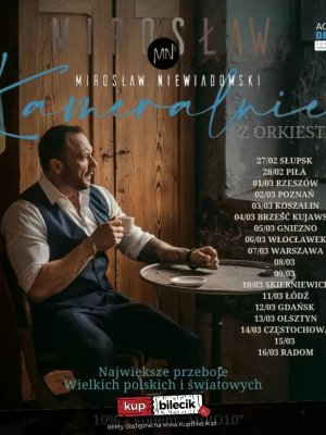 Mirosław Niewiadomski - koncert w Ciechanowie